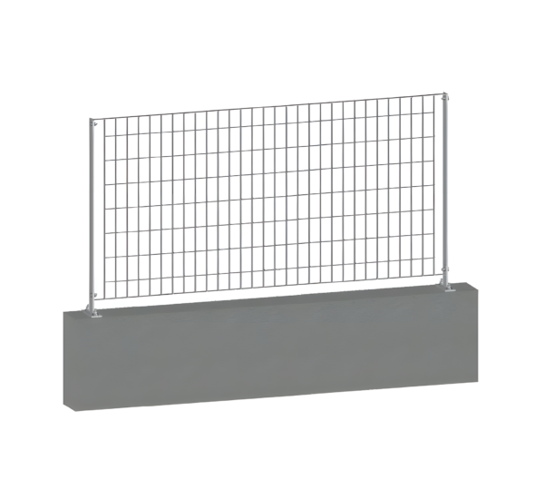 Galvanized fence