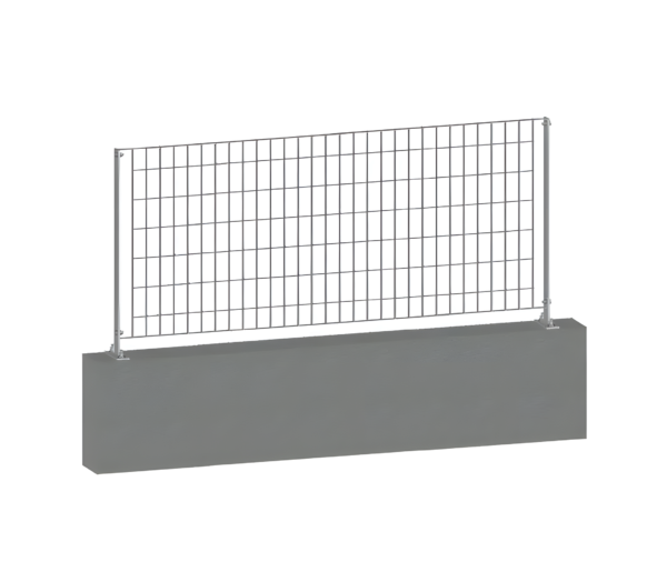 Galvanized fence